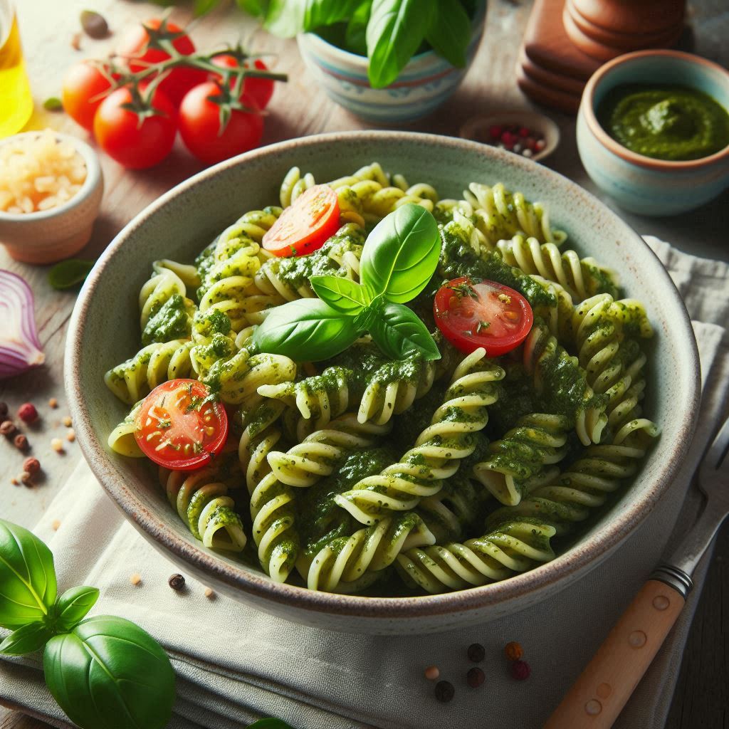 Basil Pesto Pasta