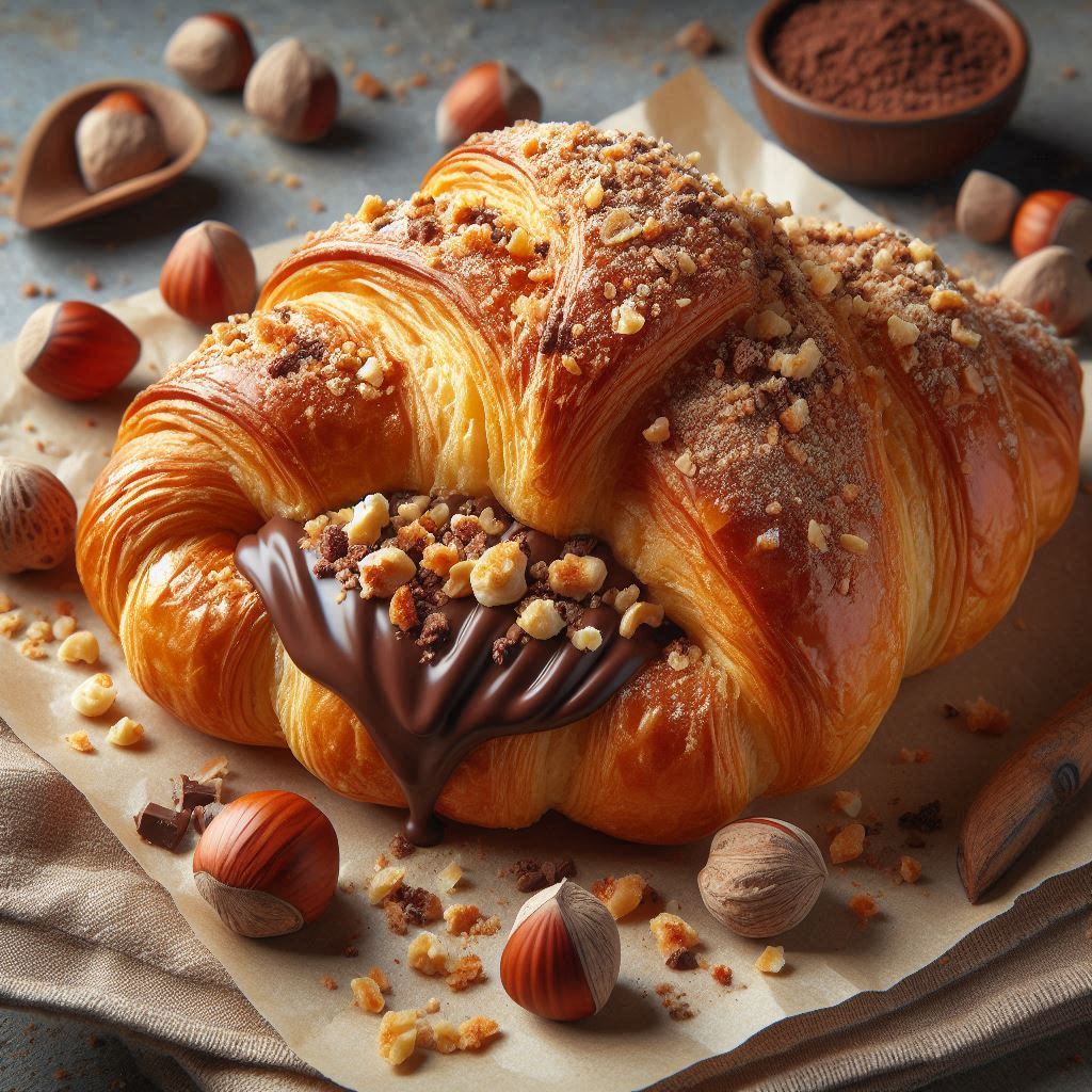Chocolate Hazelnut Croissant