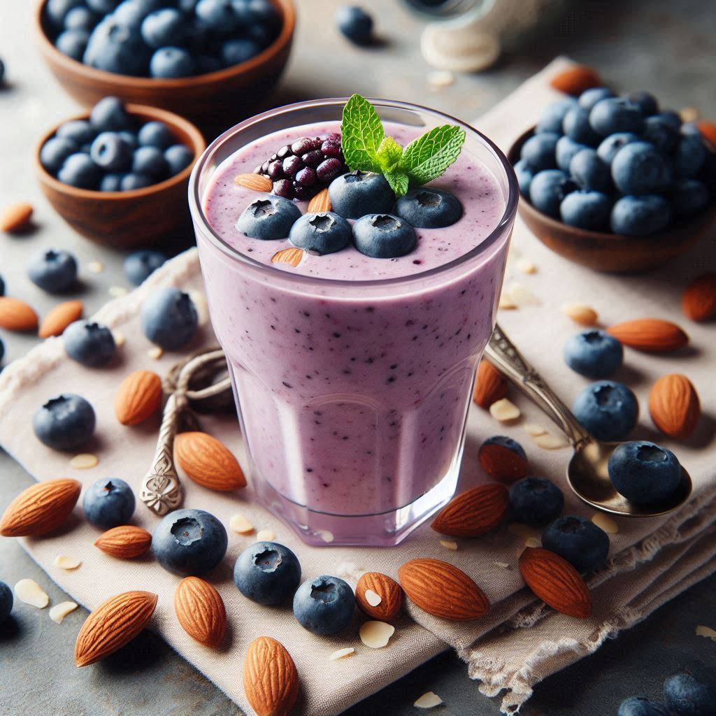 Blueberry Almond Smoothie
