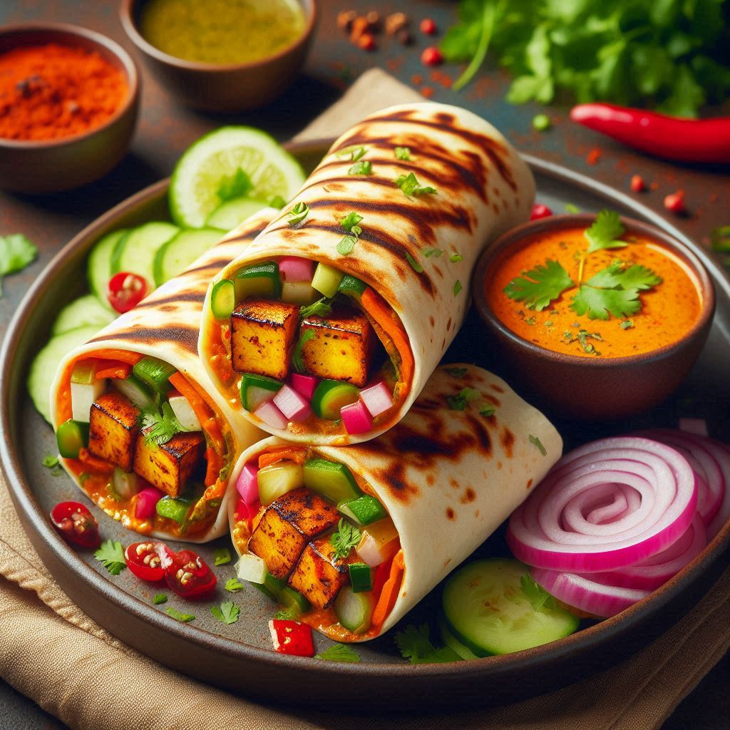 Paneer Tikka Roll