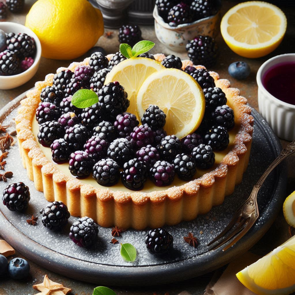 Blackberry Lemon Tart
